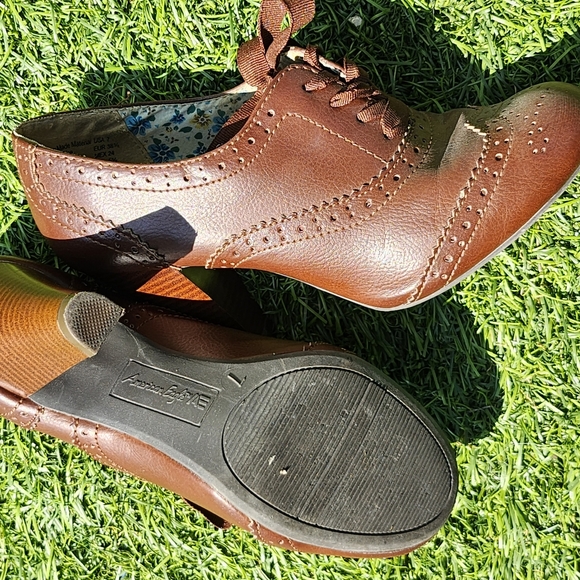 American Eagle brown leather shoes Size 7 - Picture 3 of 9